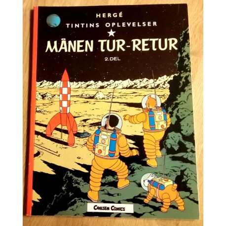 Tintin - Nr. 8 - Månen tur-retur (dansk)