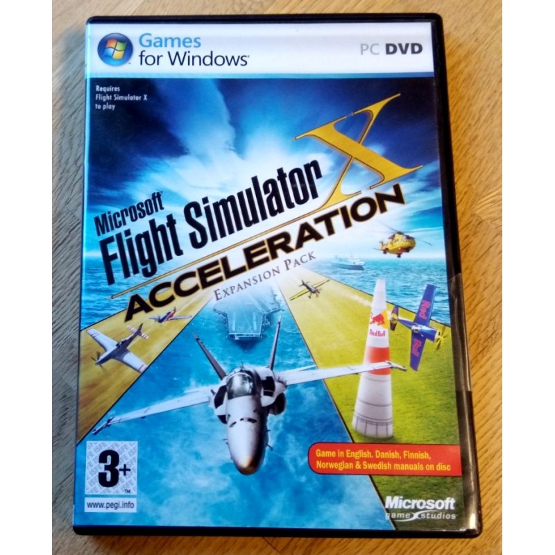 flight simulator x accleration