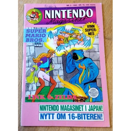 Nintendo Magasinet - 1992 - Nr. 3 - Link & Zelda