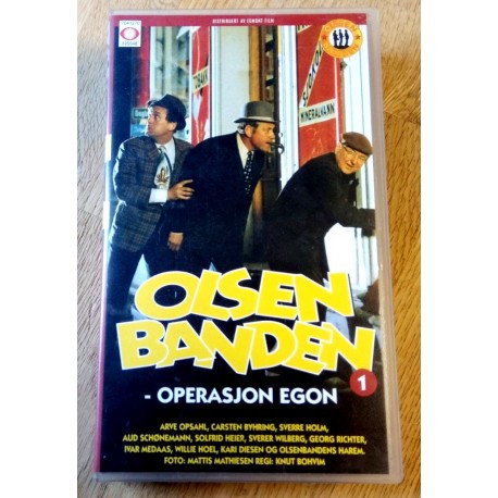 Olsenbanden - Nr. 1 - Operasjon Egon (VHS)