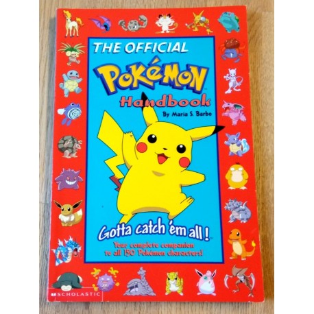 the official pokemon handbook maria s barbo