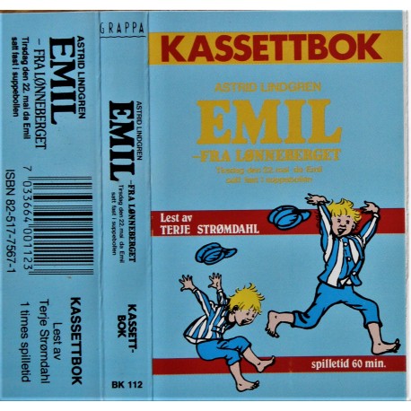Kassettbok- Astrid Lindgren- Emil fra Lønneberget
