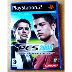 PES - Pro Evolution Soccer - 2008 (Konami) - Playstation 2