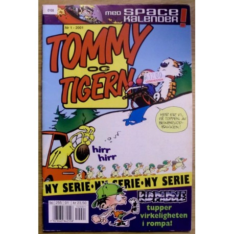 Tommy & Tigern: 2001 - Nr. 1 - Med "Space kalender"