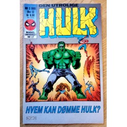 Marveluniverset: 1985 - Nr. 3 - Hvem kan dømme Hulk?