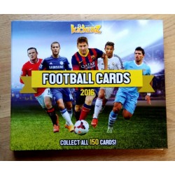 Kickerz Football Cards 2016 - Album med ca. 90 kort!