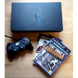Playstation 2: Komplett konsoll med to spill