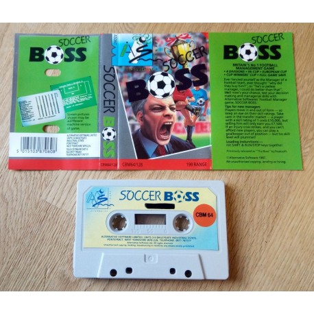 Soccer Boss (Alternative Software) - Commodore 64