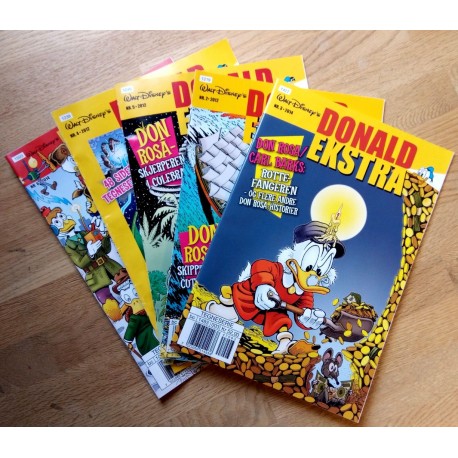 5 x Donald Ekstra - Fin samling blader