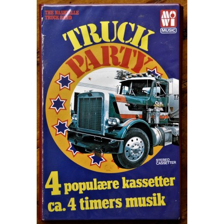 Truck Party- Flott mappe med fire kassetter