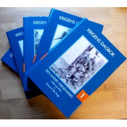 Krigens dagbok - Den andre verdenskrig i tekst og bilder ved General Otto Ruge - Bind 1 til 5