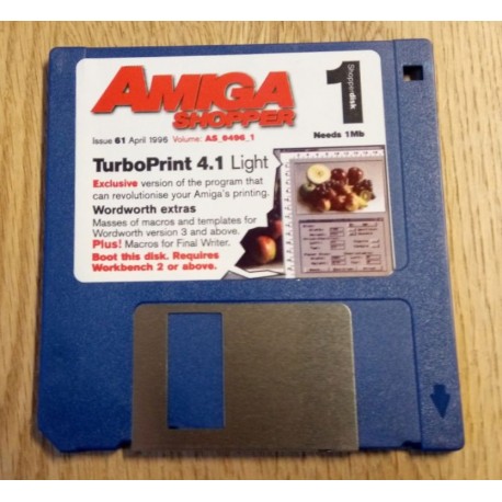 Amiga Shopper Cover Disk Nr. 61-A: TurboPrint 4.1 Light