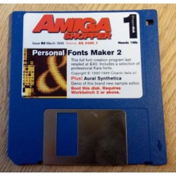 Amiga Shopper Cover Disk Nr. 60-A: Personal Fonts Maker 2