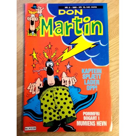 Don Martin - 1989 - Nr. 5 - Kaptein Splætt lader opp!
