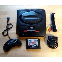 SEGA Mega Drive II - Komplett konsoll med spill