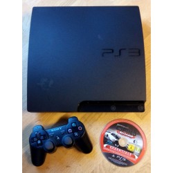 Playstation 3 Slim - 150 GB - Komplett konsoll med Race Driver: Grid - Reloaded