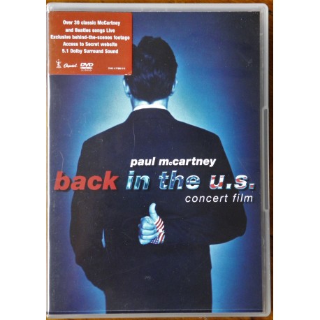Paul McCartney- Back in the U.S (DVD)