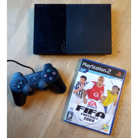 Playstation 2 Slim: Komplett konsoll med FIFA Football 2004