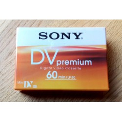 Sony DV Premium - Mini DV - Digital Video Cassette - 60 min