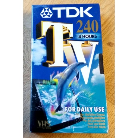 TDK - Opptakskassett - 240 minutter - Ny