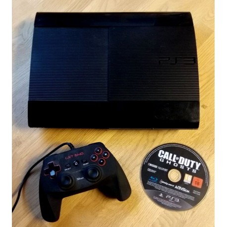 Playstation 3 Super Slim: Komplett konsoll med spill