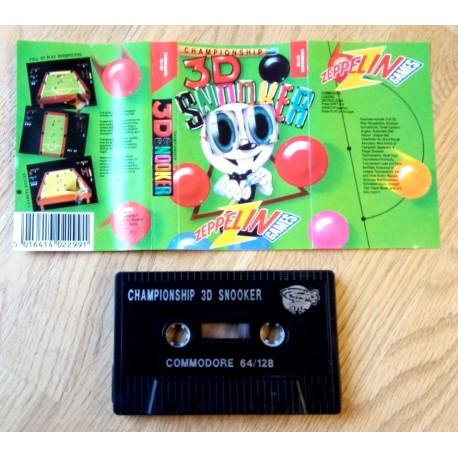 Championship 3D Snooker (Zeppelin Games) - Commodore 64 / 128