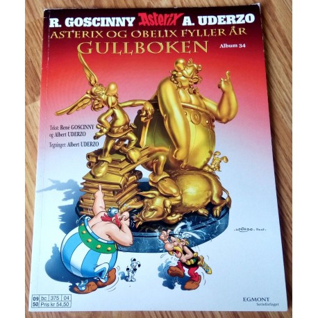 Asterix: Nr. 34 - Asterix og Obelix fyller år - Gullboken