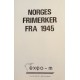 Frimerker: Norges-album med frimerker
