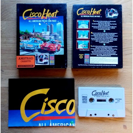 Cisco Heat - All American Police Car Race (Image Works) - Amstrad