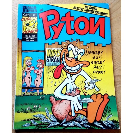 Pyton: 1987 - Nr. 6 - 80 sider helteit sommerhumor!
