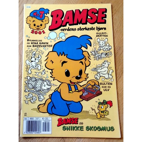 Bamse: 2001 - Nr. 7 - Bamse og Snikke Skogmus