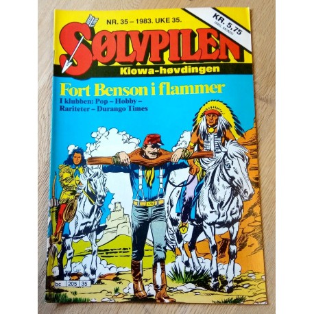 Sølvpilen: 1983 - Nr. 35 - Fort Benson i flammer