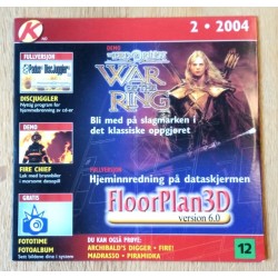 Komputer for alle: Cover-CD - 2004 - Nr. 2 - FloorPlan 3D - PC