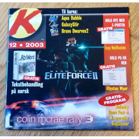 Komputer for alle: Cover-CD - 2003 - Nr. 12 - AbiWord