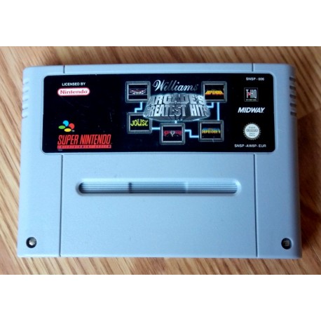Super Nintendo: Williams Arcade's Greatest Hits (Midway)
