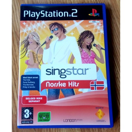 Singstar Norske Hits (London Studio) Playstation 2 O SingStar Norske Hits | PS2 spill | PlayStation