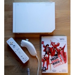 Nintendo Wii: Komplett konsoll med High School Musical 3