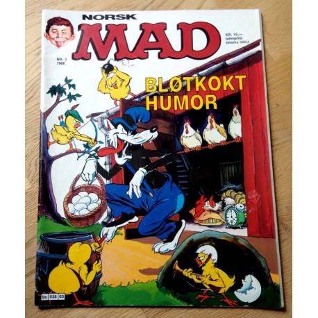 Norsk MAD: 1986 - Nr. 3 - Bløtkokt humor