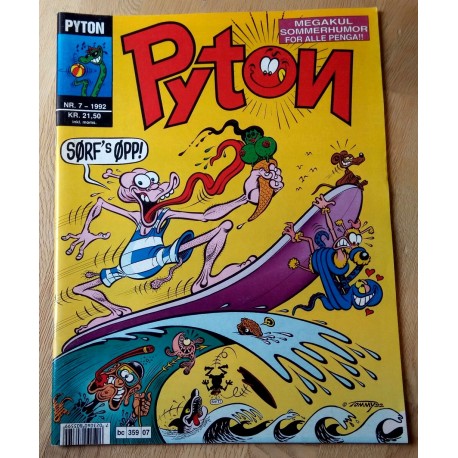 Pyton: 1992 - Nr. 7 - Sørf's øpp!