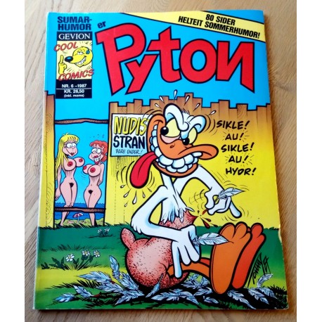 Pyton: 1987 - Nr. 6 - 80 sider helteit sommerhumor!