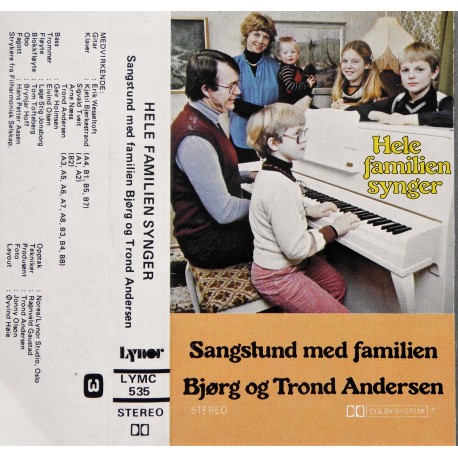 Sangstund med familien Bjørg og Trond Andersen