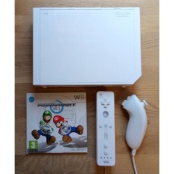 Nintendo Wii: Komplett konsoll med Mario Kart