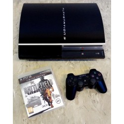 Playstation 3: Komplett konsoll med Battlefield Bad Company 2 - 80 GB