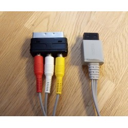 Nintendo Wii: TV-ledning med SCART-adapter - RVL-009