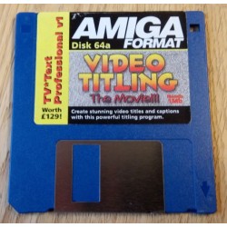 Amiga Format Cover Disk Nr. 64A: TV Text Professional v1