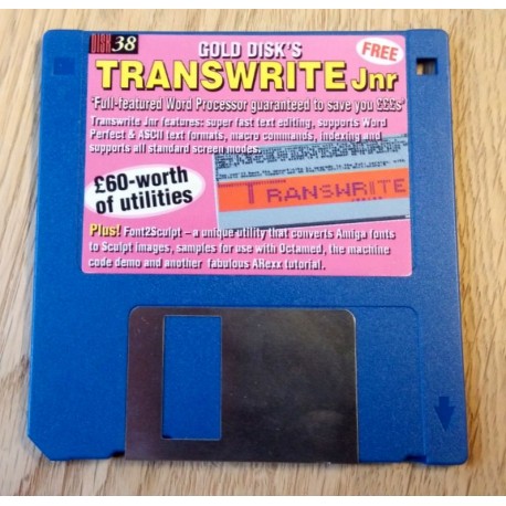 CU Amiga Cover Disk Nr. 38: Transwrite Jnr