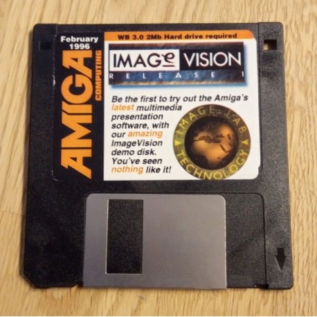 Amiga Computing: February 1996 - Cover Disk - Image Vision