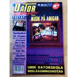 Nya Dator Magazin - C64/128/Amiga - 1991 - Nr. 16 - Musik på Amigan