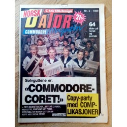 Nya Dator Magazin - C64/128/Amiga - 1989 - Nr. 5 - Sølvguttene er Commodore Coret