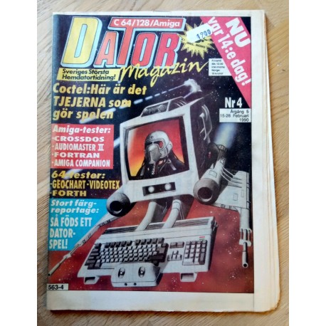 Dator Magazin - C64/128/Amiga - 1990 - Nr. 4 - Coctel